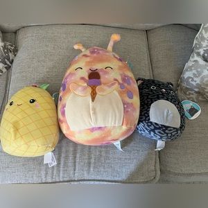 3 Squishmallows